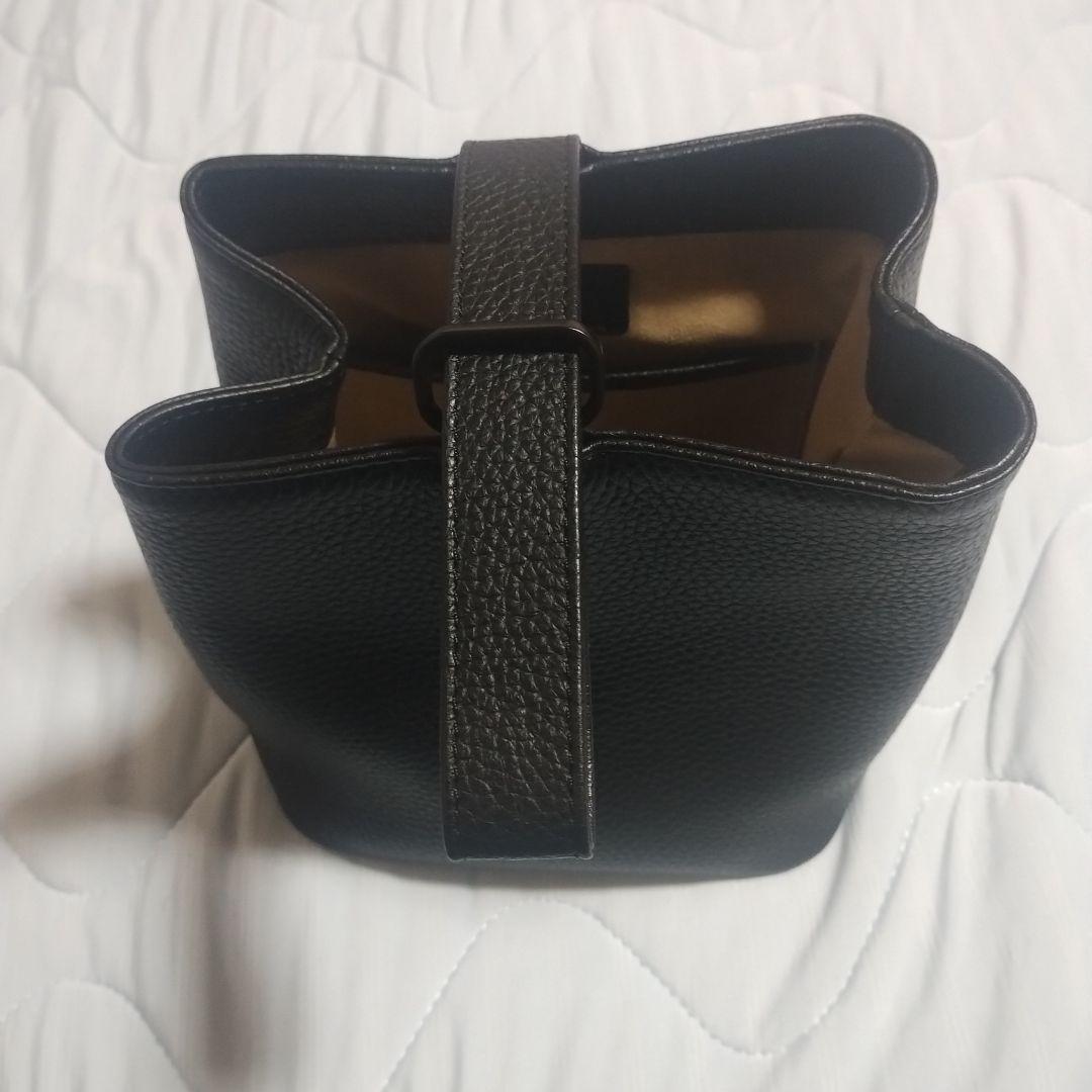 Hushtug巾着レザーバッグ　美品