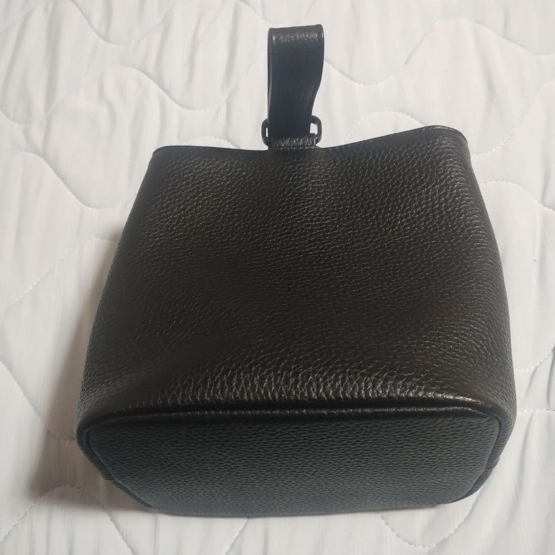 Hushtug巾着レザーバッグ　美品