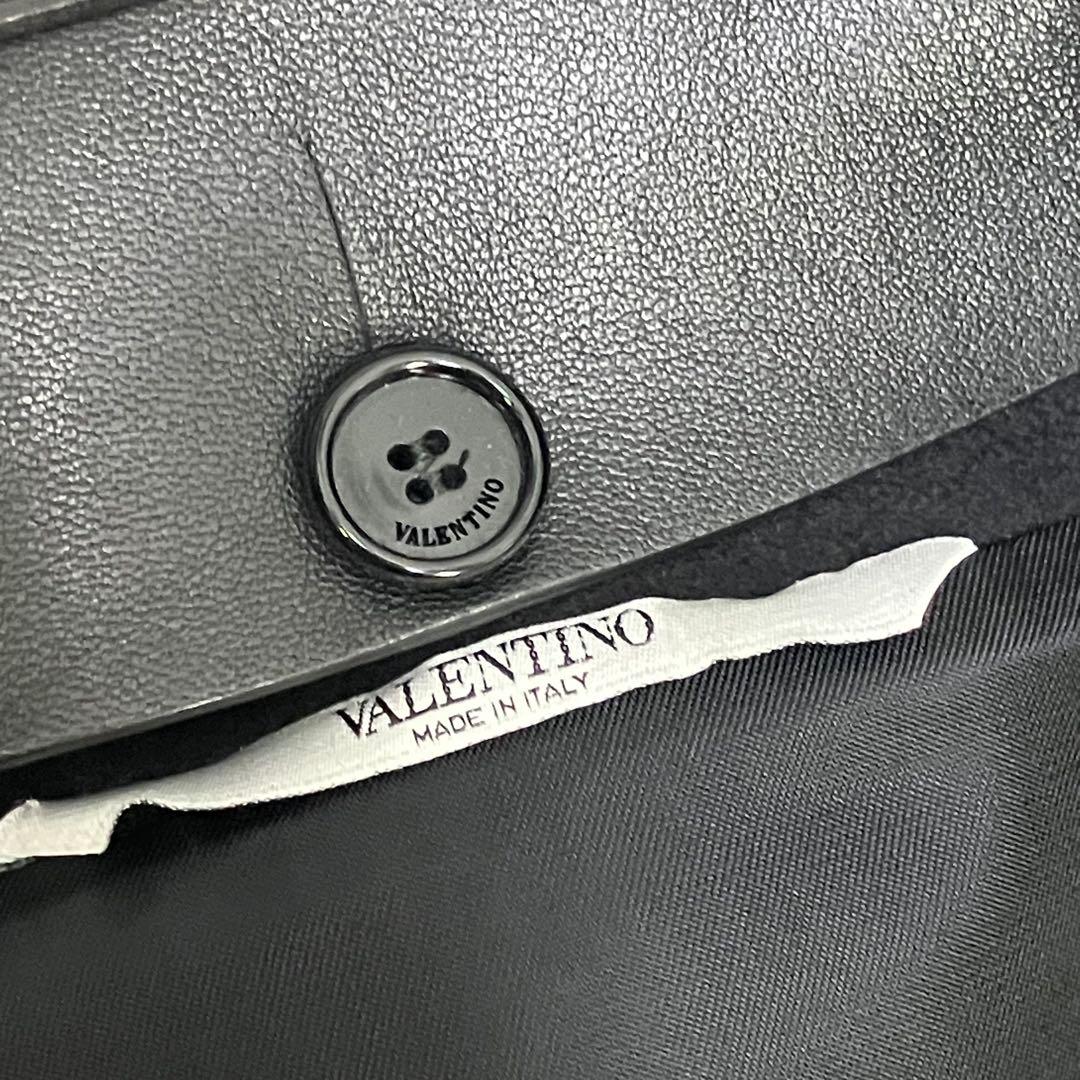 ウ*ラ様 VALENTINOヴァレンティノ　pコート　ピーコート　スタッズ　レザ