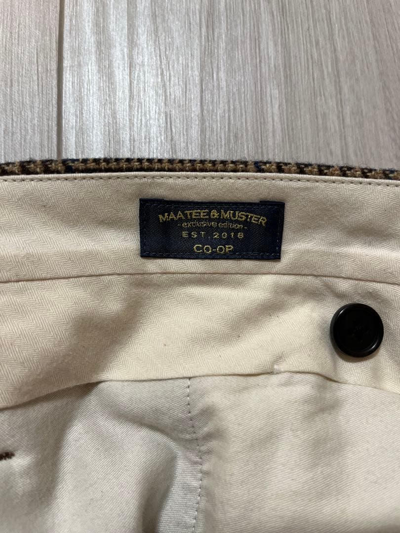 【極美品】MAATEE & SONS Ex.COOPER トラウザーズ