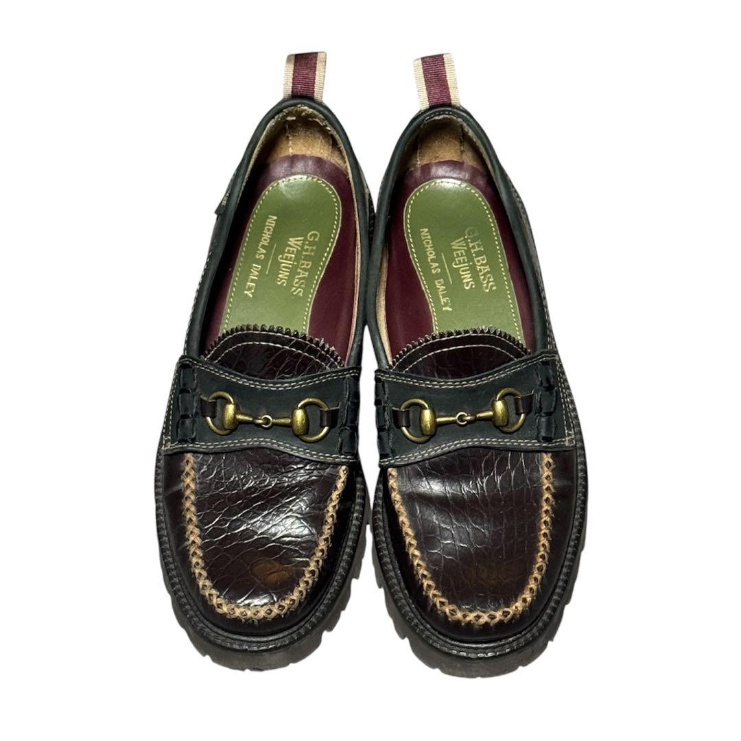 NICHOLAS DALEY G.H.BASS コラボ　ローファー　25.5cm