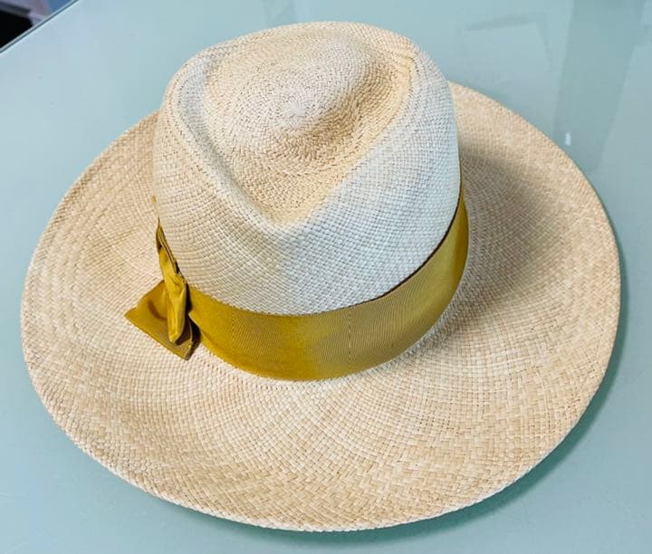 ボルサリーノ　麦わら帽子 ストローハット
