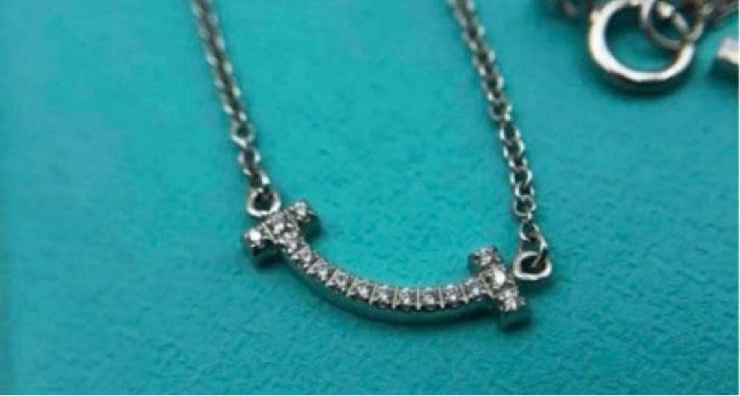 最終値下げ☆Tスマイル ミニ ダイヤモンド ホワイトゴールド ティファニー