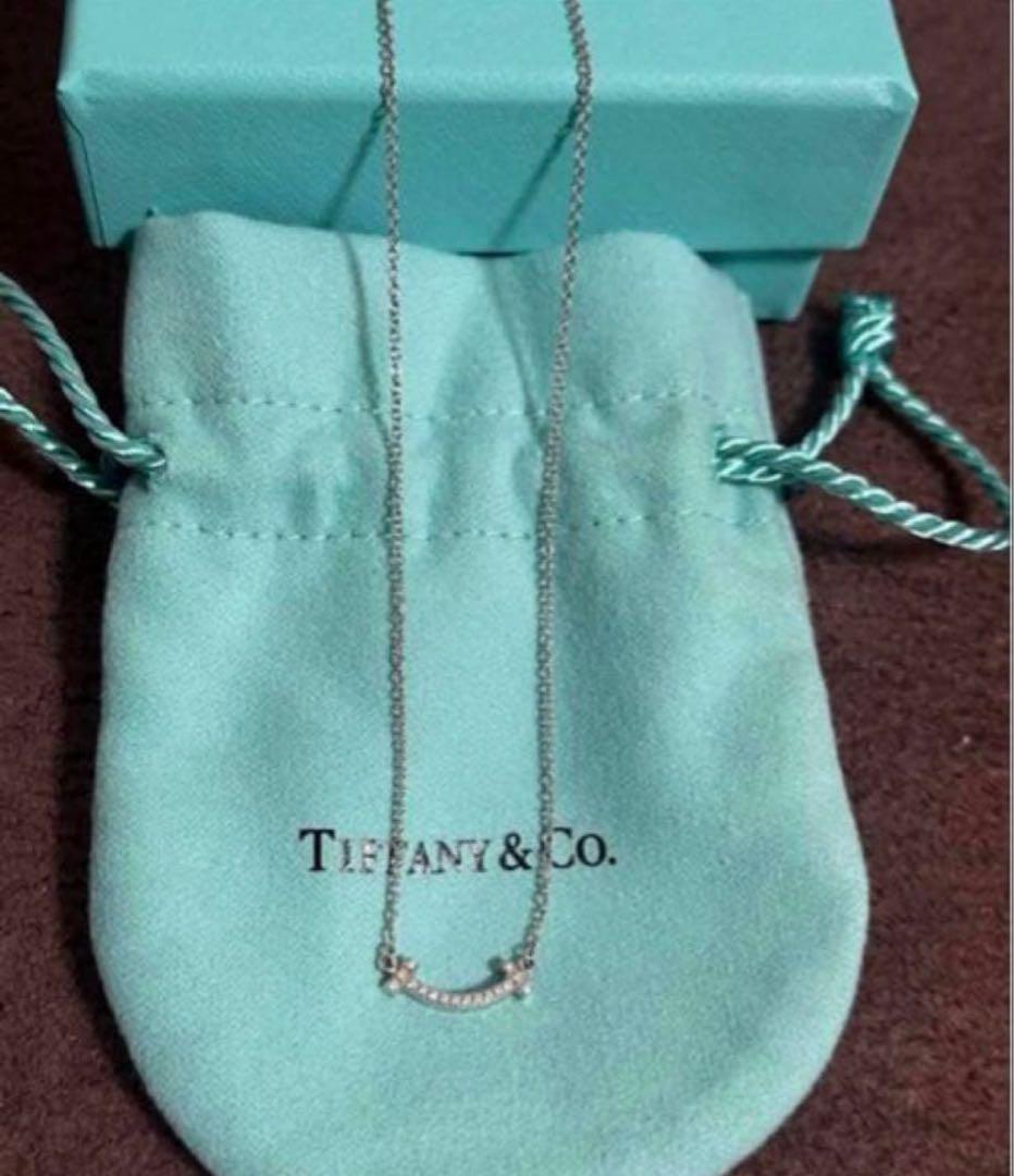 最終値下げ☆Tスマイル ミニ ダイヤモンド ホワイトゴールド ティファニー