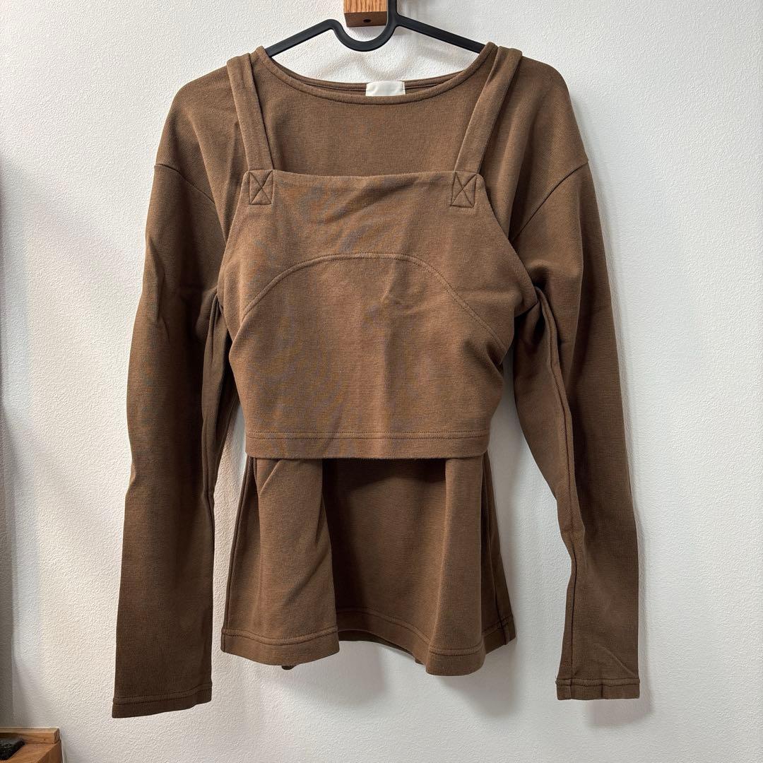 トップス jonnlynx long tee +vest