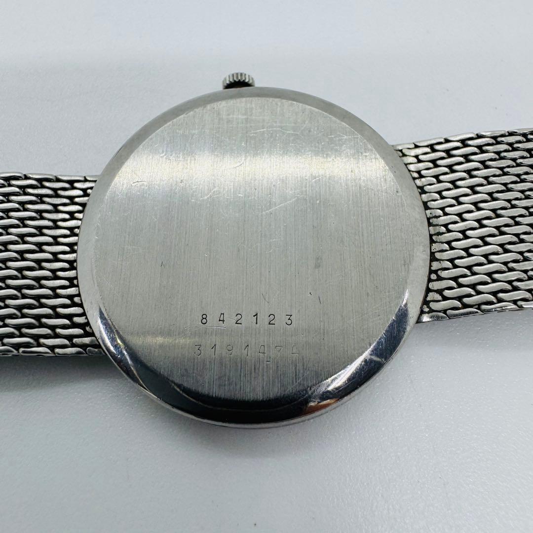 ✨ユニバーサルジュネーブ✨シルバー✨ C754✨ベージュ文字盤✨腕時計✨