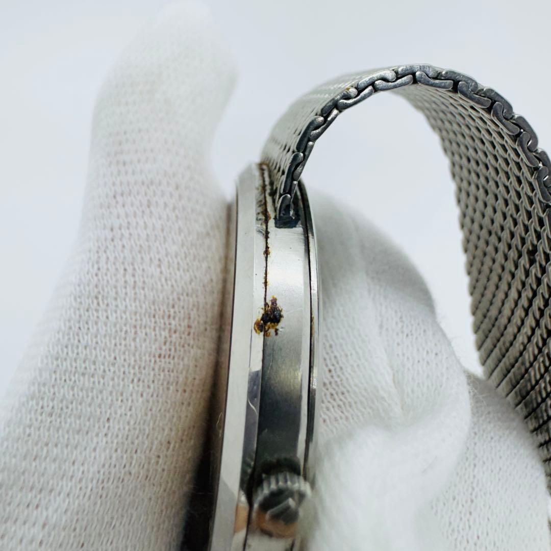 ✨ユニバーサルジュネーブ✨シルバー✨ C754✨ベージュ文字盤✨腕時計✨