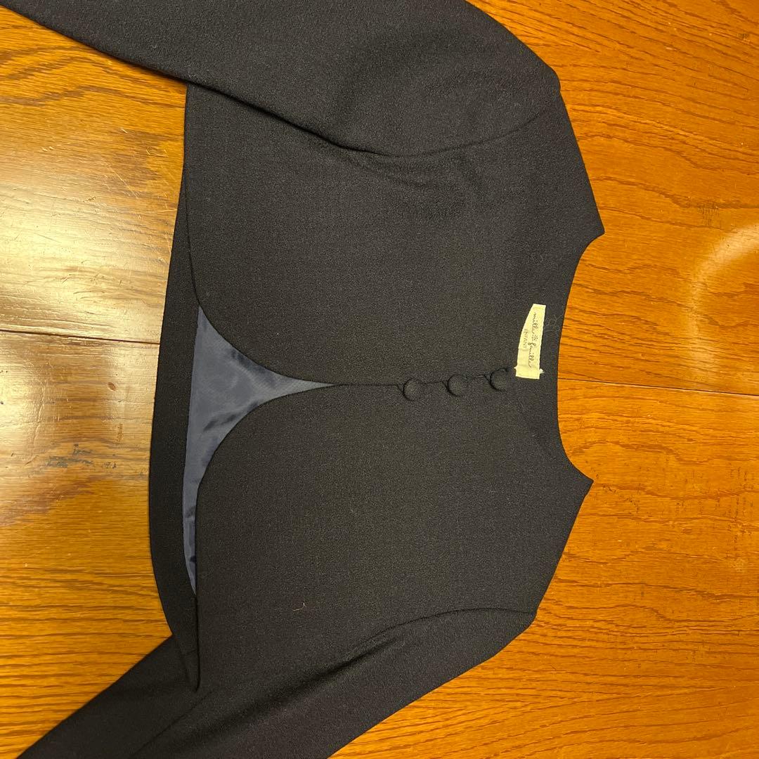 新品同様❗️ミルフィーユワンピ&ボレロ　ファミリア