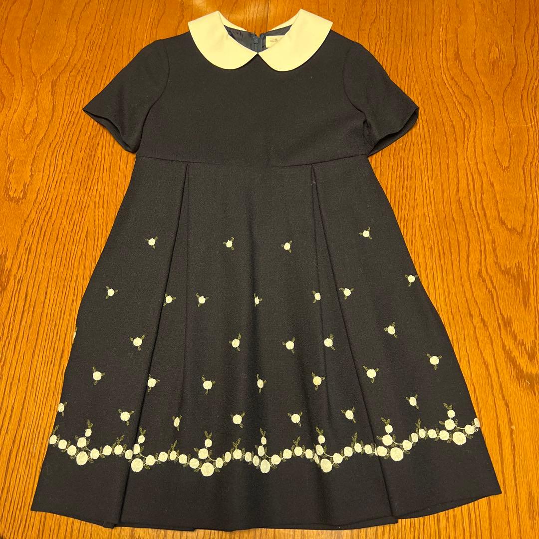 新品同様❗️ミルフィーユワンピ&ボレロ　ファミリア