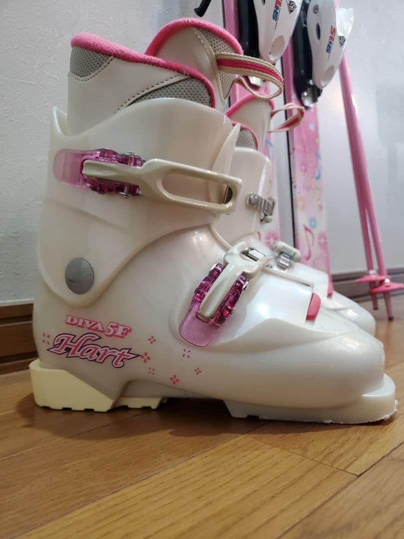 KAZAMA子供用 スキーセット 126cm　ブーツ 23cm