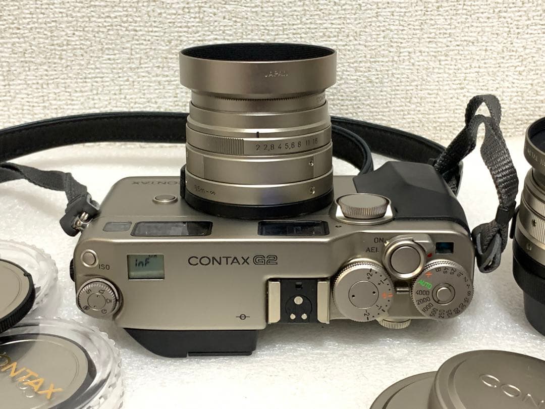 フィルムカメラ CONTAX G2 Planar 2/45 Biogon 2.8/28
