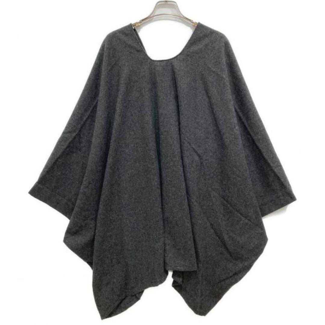 稀少！SOU・SOUソウソウ きさらぎ 羽織り ポンチョ グレー 赤紐