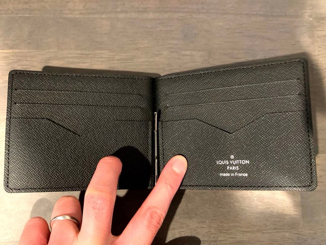 Louis Vuitton M62978 マネークリップ ブラック