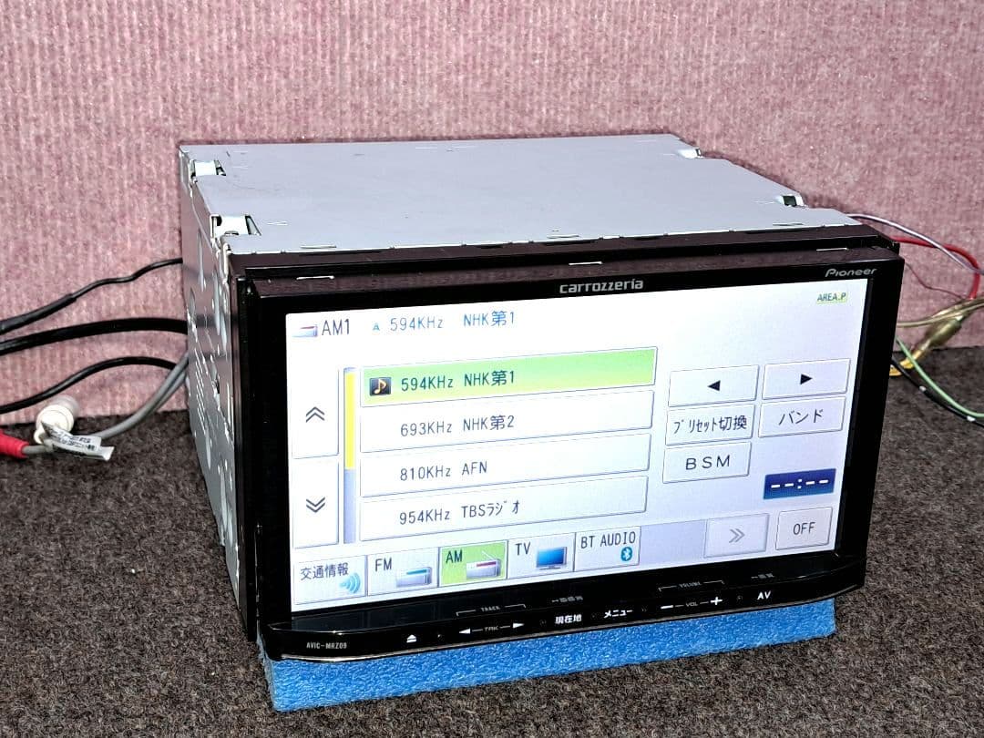 タッチ新品◆Carrozzeria MRZ09 BT・DVD・地デジ◆動作良好