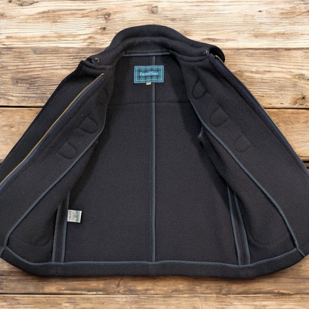 familiarファミリア ダッフルコート ヘリンボーン 110cm