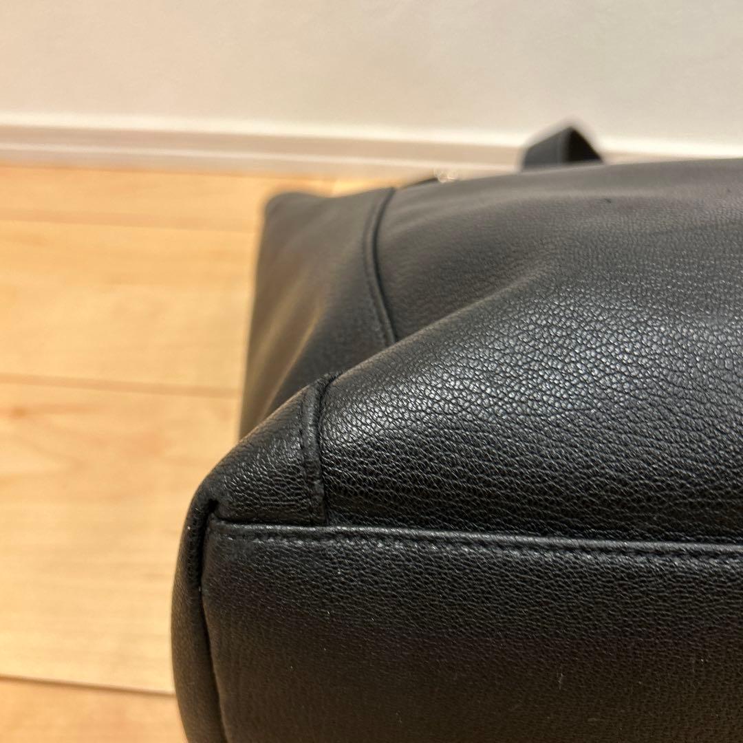 ポールスミス シグネチャー ジップストライプ トートバッグ 肩掛け 黒