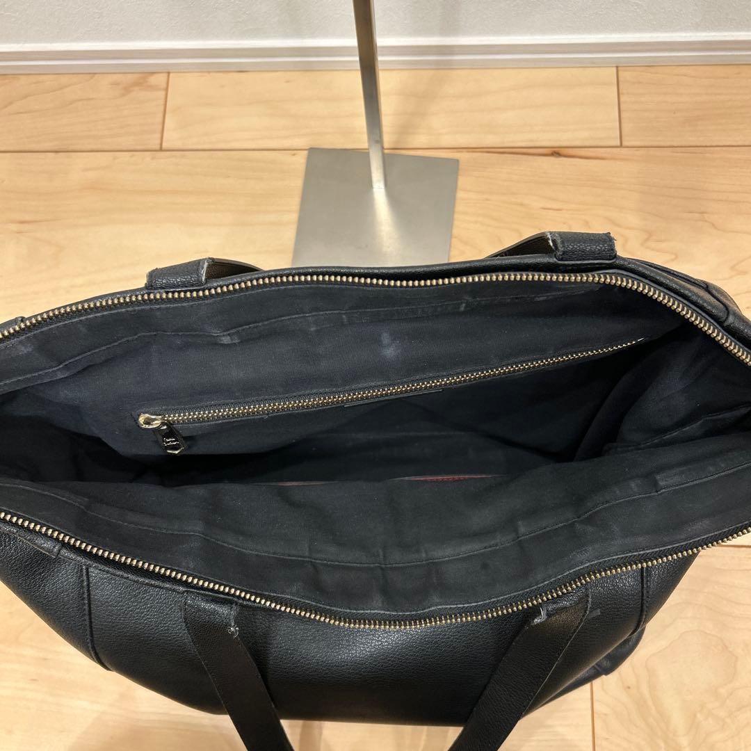 ポールスミス シグネチャー ジップストライプ トートバッグ 肩掛け 黒