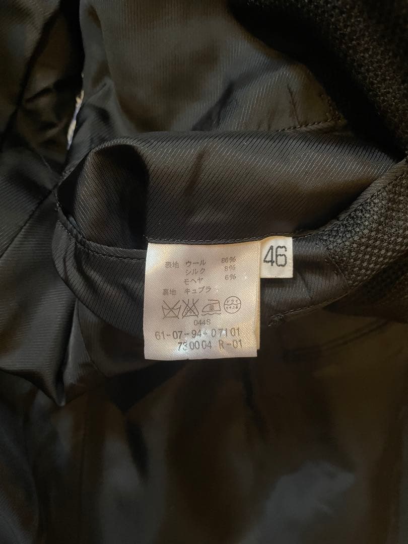 TOMORROWLAND ウールジャケット 黒 46