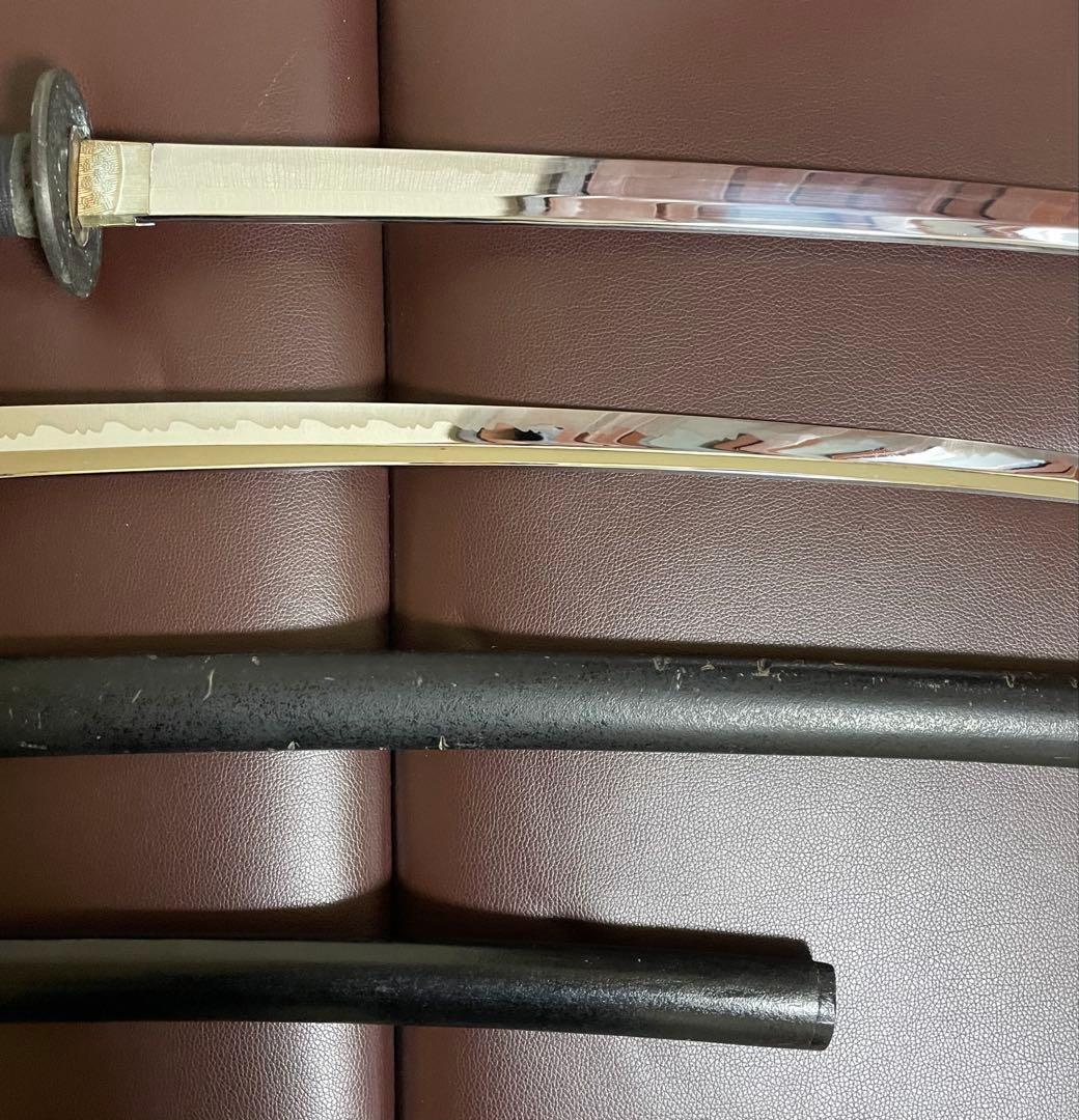 模造刀　居合刀　刀掛け　螺鈿　武具　v311