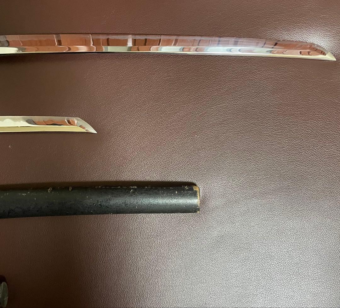 模造刀　居合刀　刀掛け　螺鈿　武具　v311