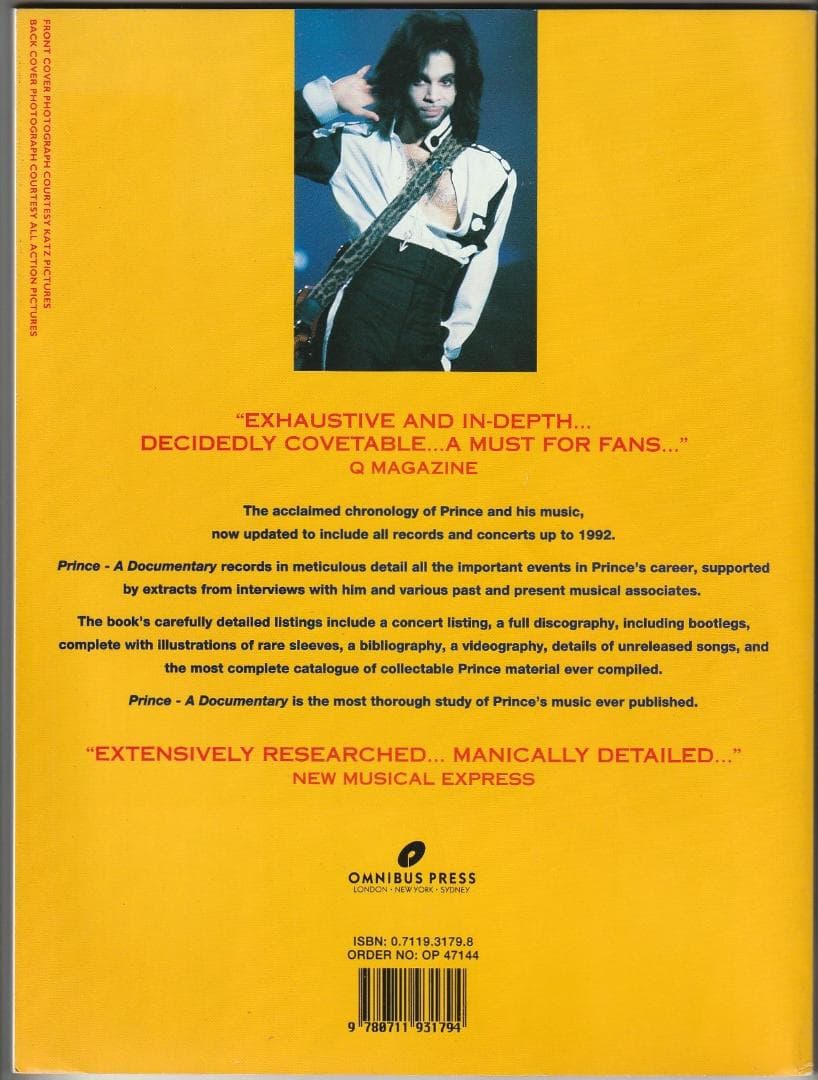 PRINCE　プリンス　A Documentary by Per Nilsen