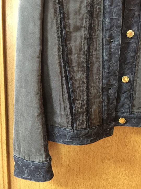 りえピLOUIS VUITTON モノグラム柄 デニムジャケット Gジャン