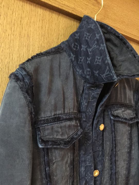 りえピLOUIS VUITTON モノグラム柄 デニムジャケット Gジャン