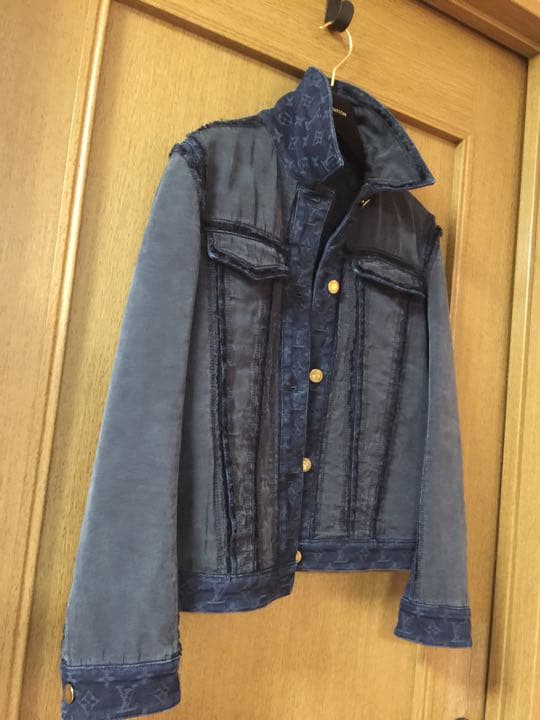 りえピLOUIS VUITTON モノグラム柄 デニムジャケット Gジャン