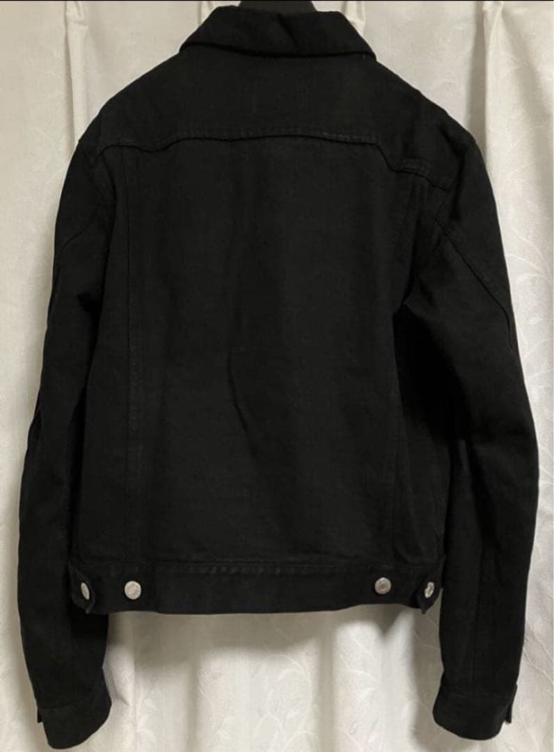helmut lang 1998 ブラックデニムジャケット 48