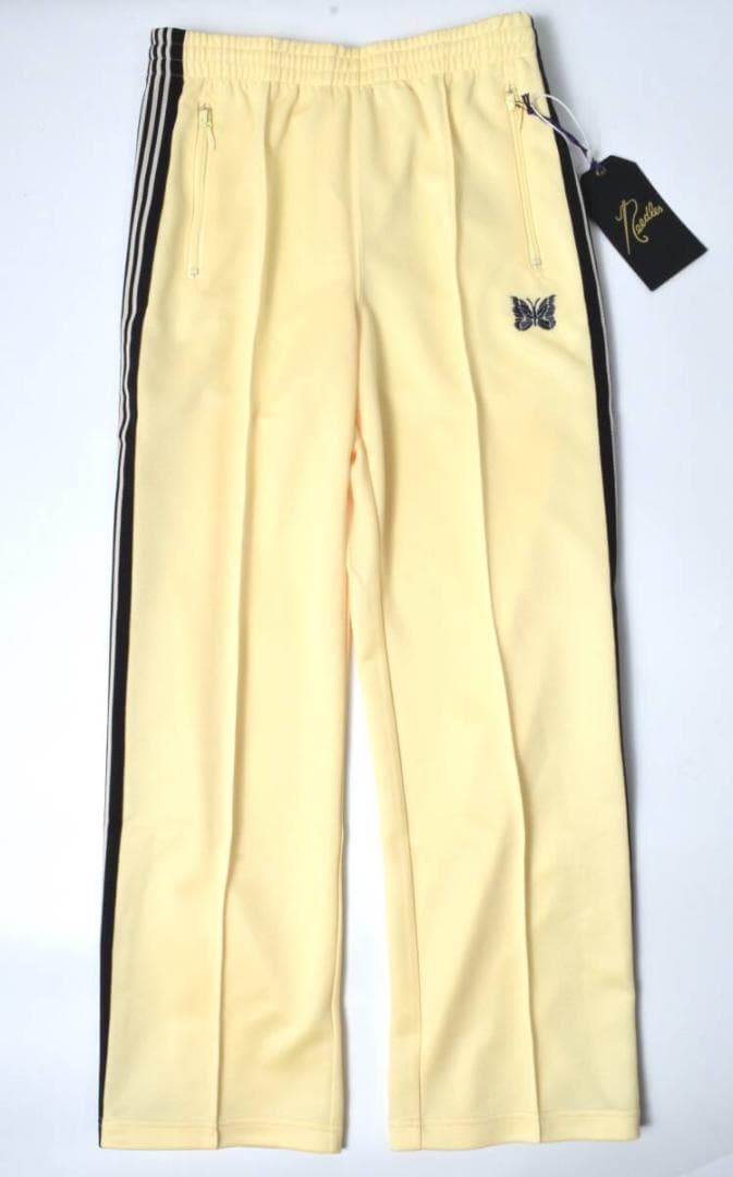 新品 Needles ニードルズ STUDIOUS別注 トラックパンツ XS 黄