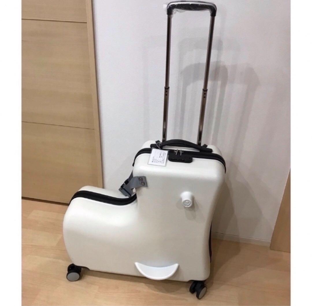 子供用キャリーケース Mサイズ　アイボリー　店頭展示品