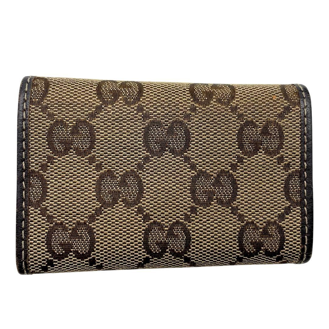 【極美品】GUCCI グッチ　キーケース　シェリーライン　GG総柄　ベージュ