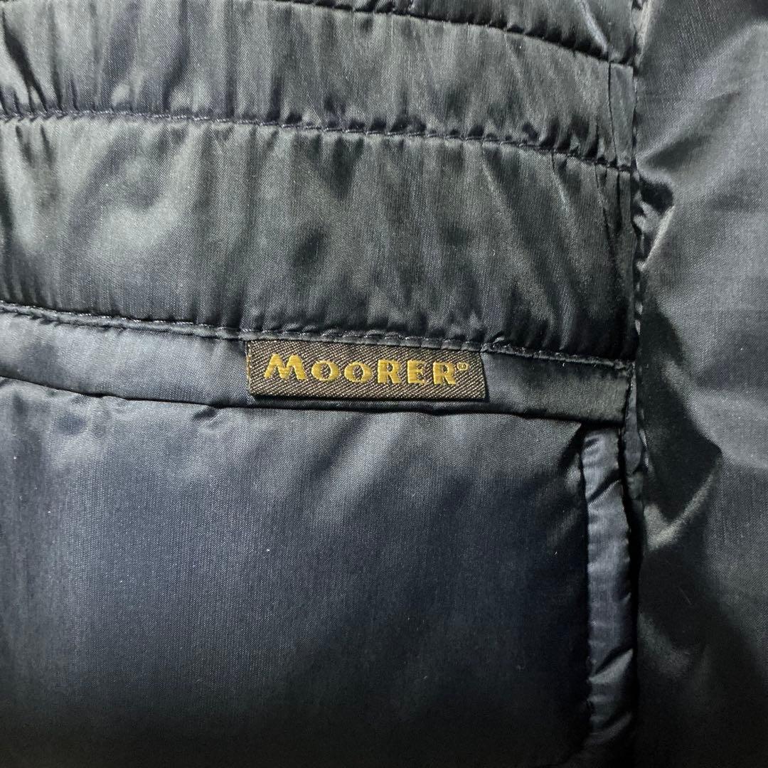【美品】MooRER ムーレー　M-65 ブルゾン　ネイビー 50