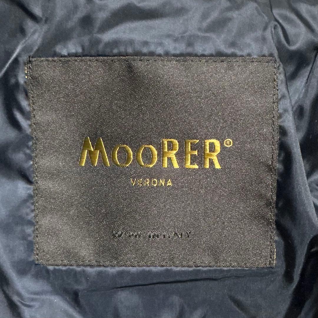 【美品】MooRER ムーレー　M-65 ブルゾン　ネイビー 50