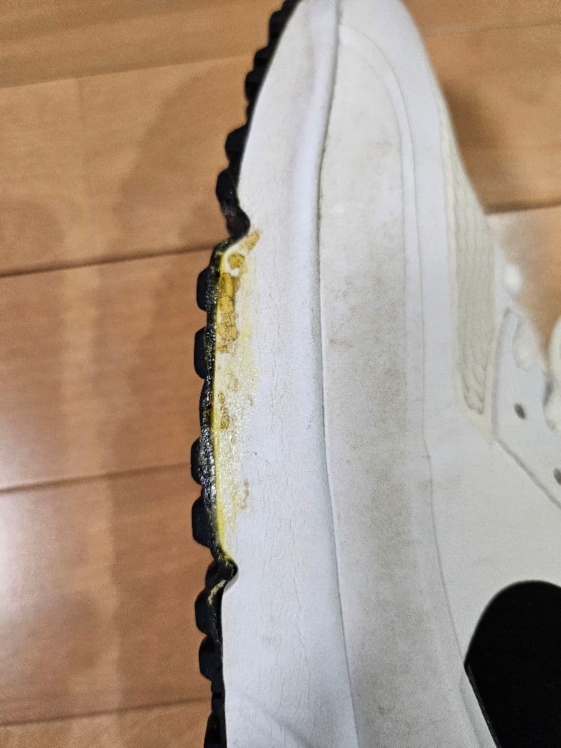 ナイキ エアーマックス90/ホワイト シューズ/ゴルフ用/スパイク無し/29㎝