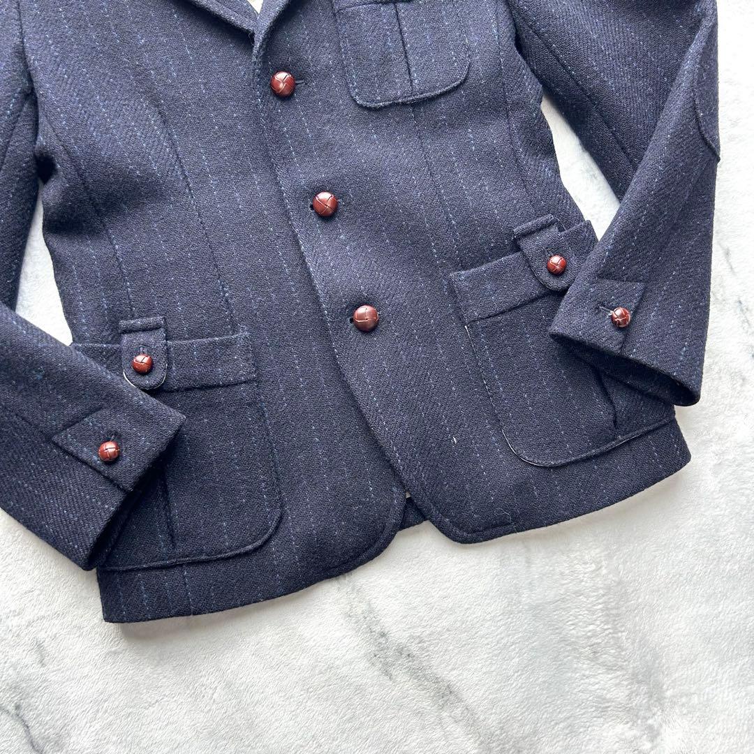 希少✨ハリスツイード×ダファー　テーラードジャケット　胡桃ボタン　100周年記念