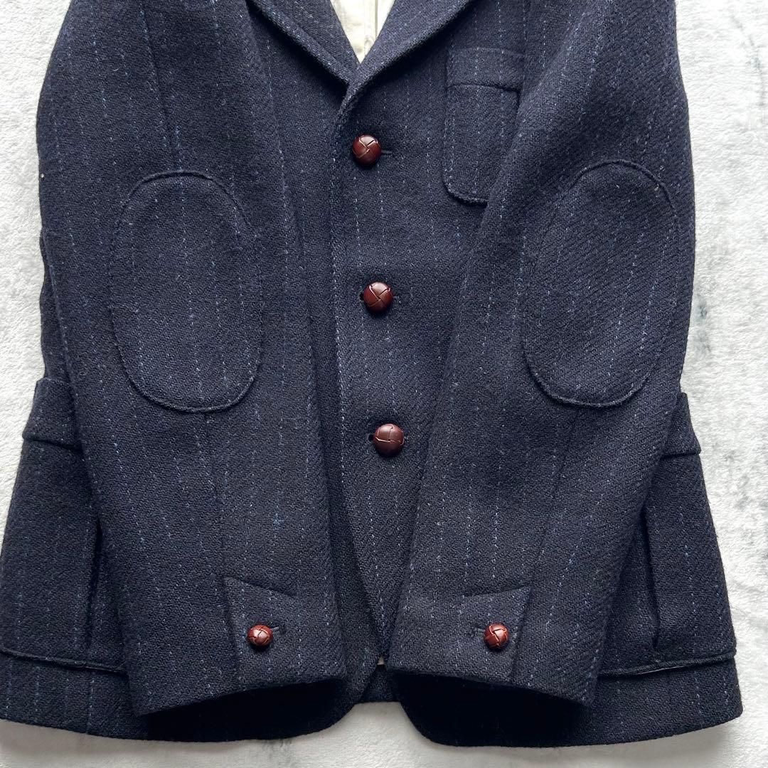 希少✨ハリスツイード×ダファー　テーラードジャケット　胡桃ボタン　100周年記念