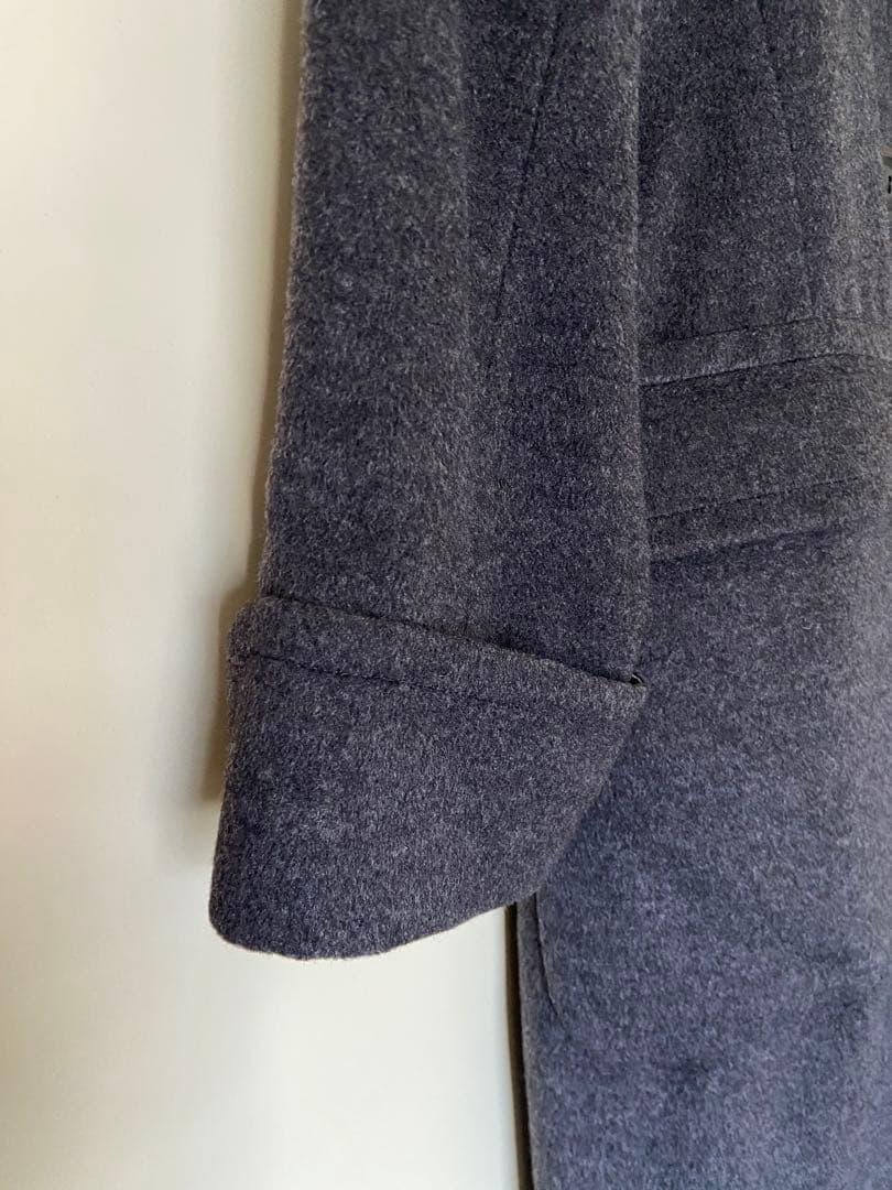 連休セール Yves Saint Laurent グレー ロングコート