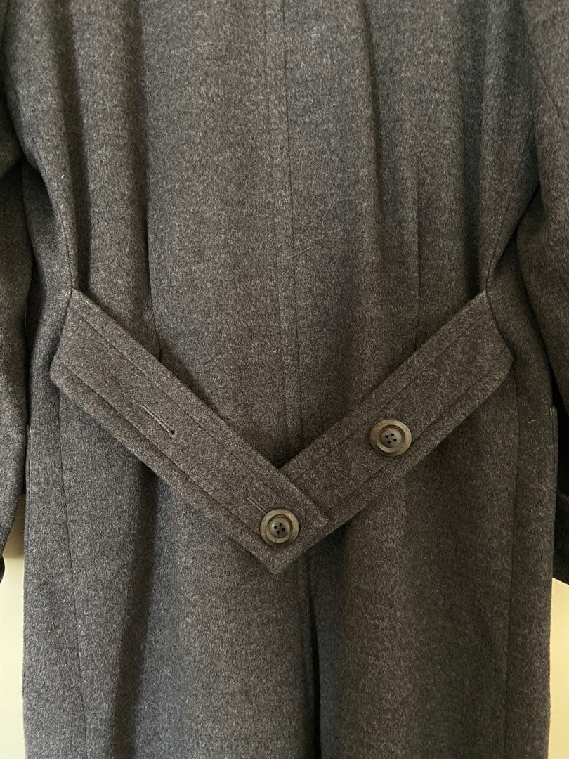 連休セール Yves Saint Laurent グレー ロングコート