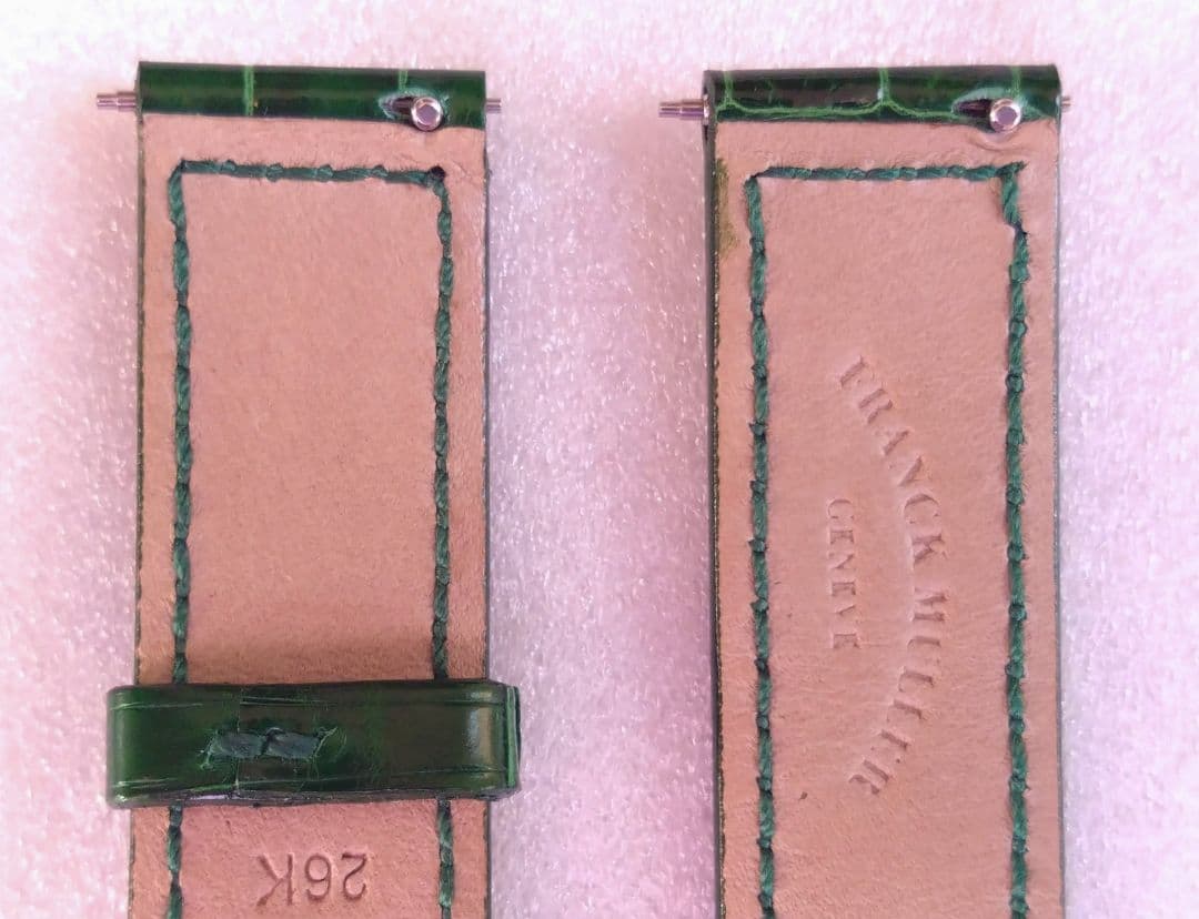 フランク ミュラー ロングアイランド用 純正レザーベルト ( 900／902用)