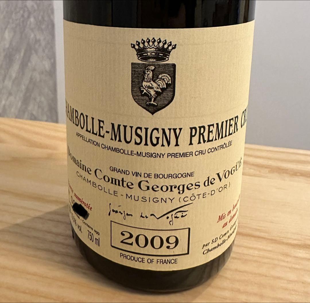 ヴォギュエ　シャンボールミュジニー1er 2009 750ml