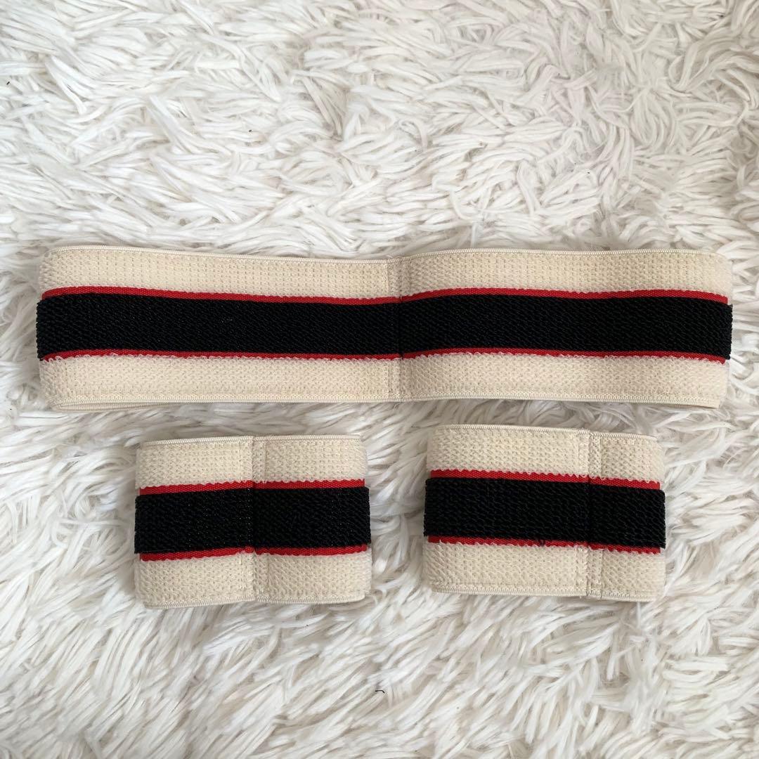 未使用級✨グッチ ヘアバンド リストバンド 登坂広臣 テテ ロゴ シェリーライン