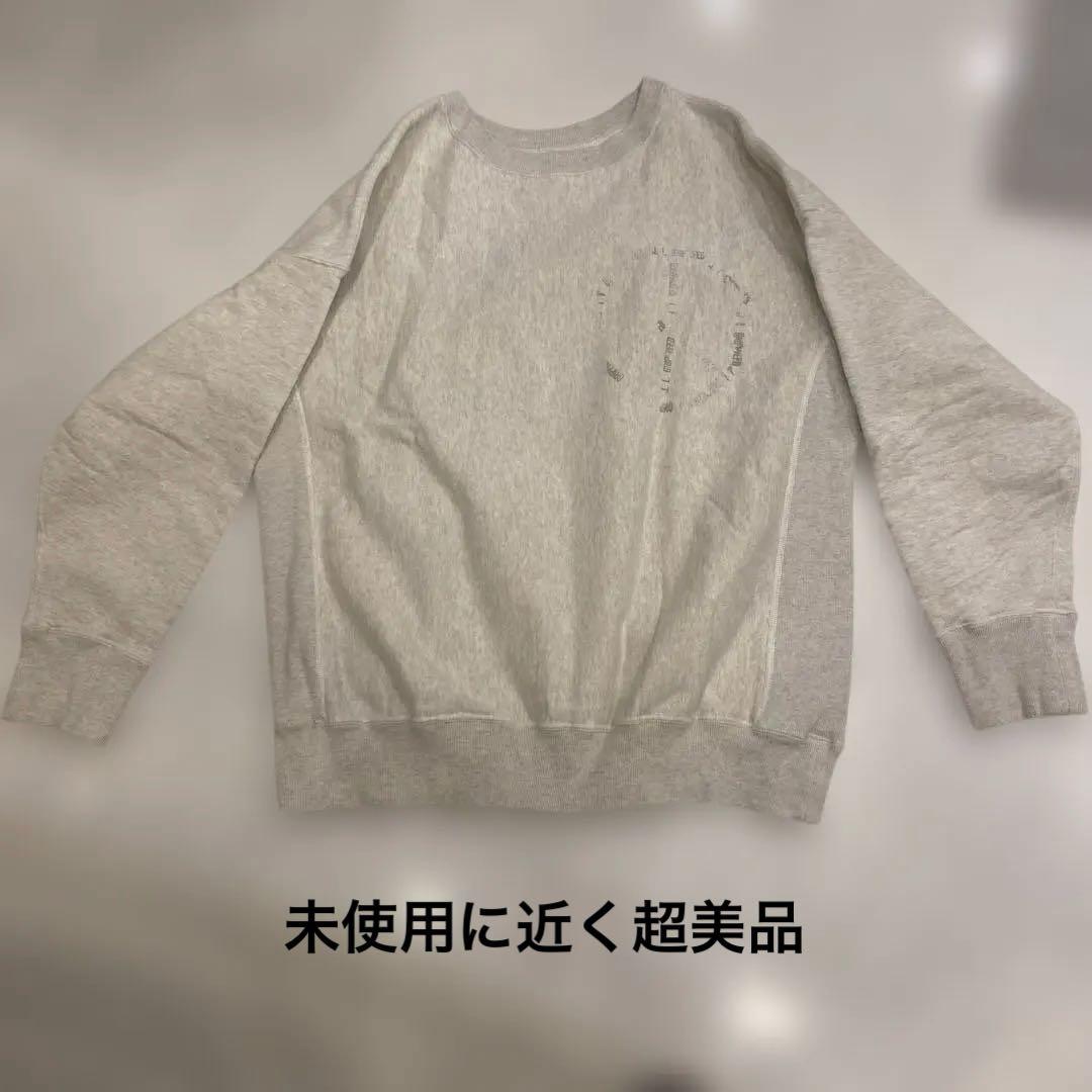 BOWWOW グレー クルーネック トレーナー