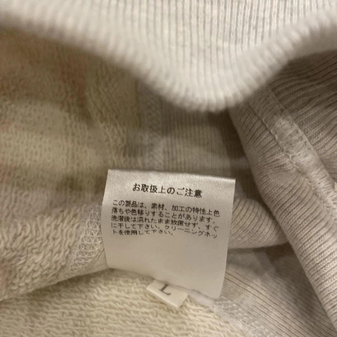 BOWWOW グレー クルーネック トレーナー