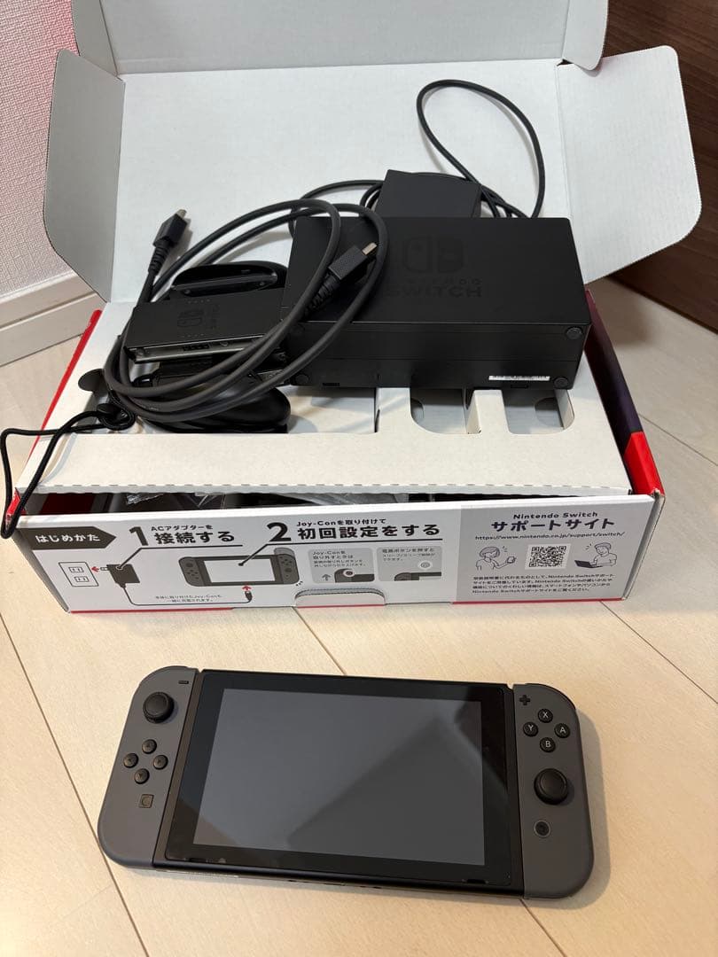 Nintendo Switch 本体 + ジョイコン 紫オレンジ