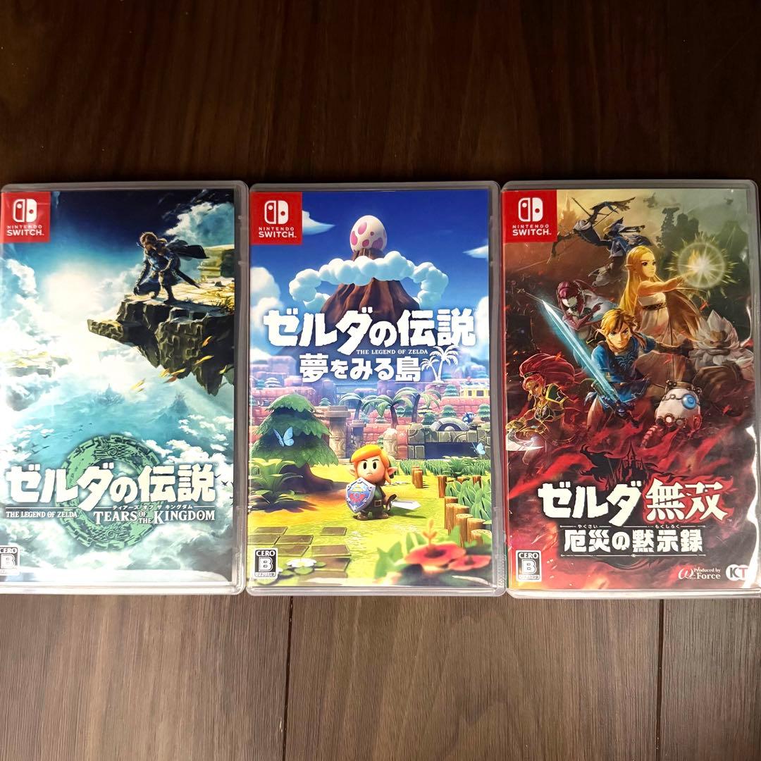 中古　ゼルダの伝説3種類セット　Switch ソフト