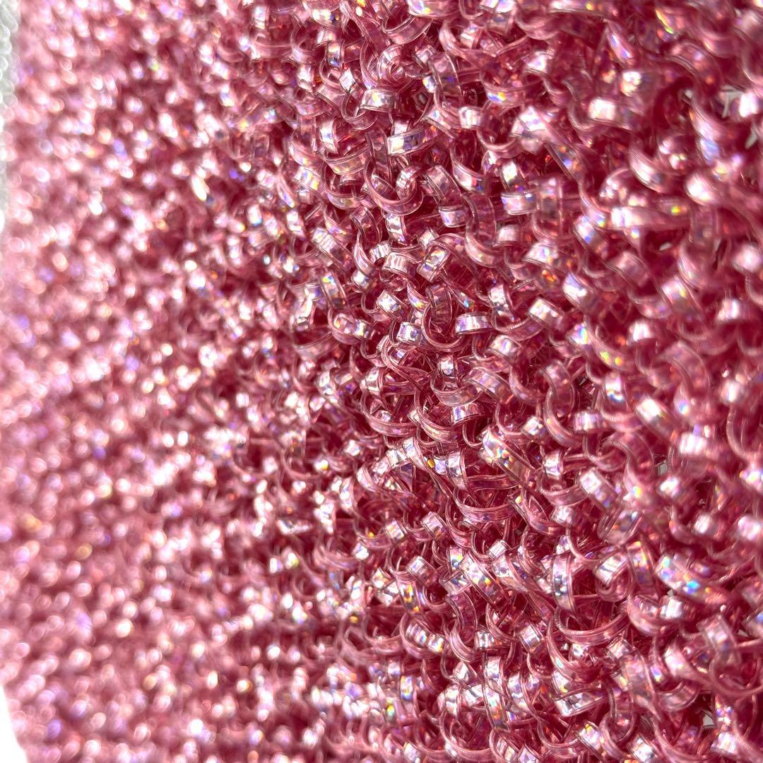 美品 ✨ANTEPRIMA アンテプリマ ワイヤーバッグ　ピンク ラメ