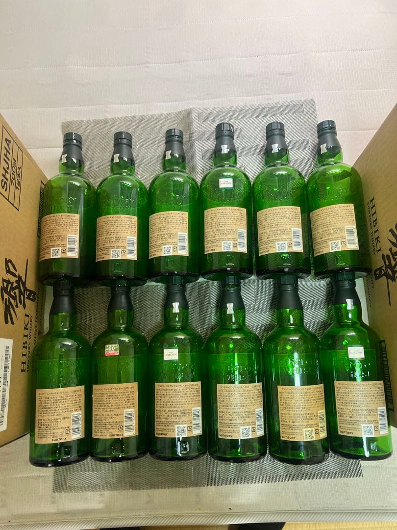 サントリー白州18年空ボトル2行11本3行1本の12本セッ★SUNTORY