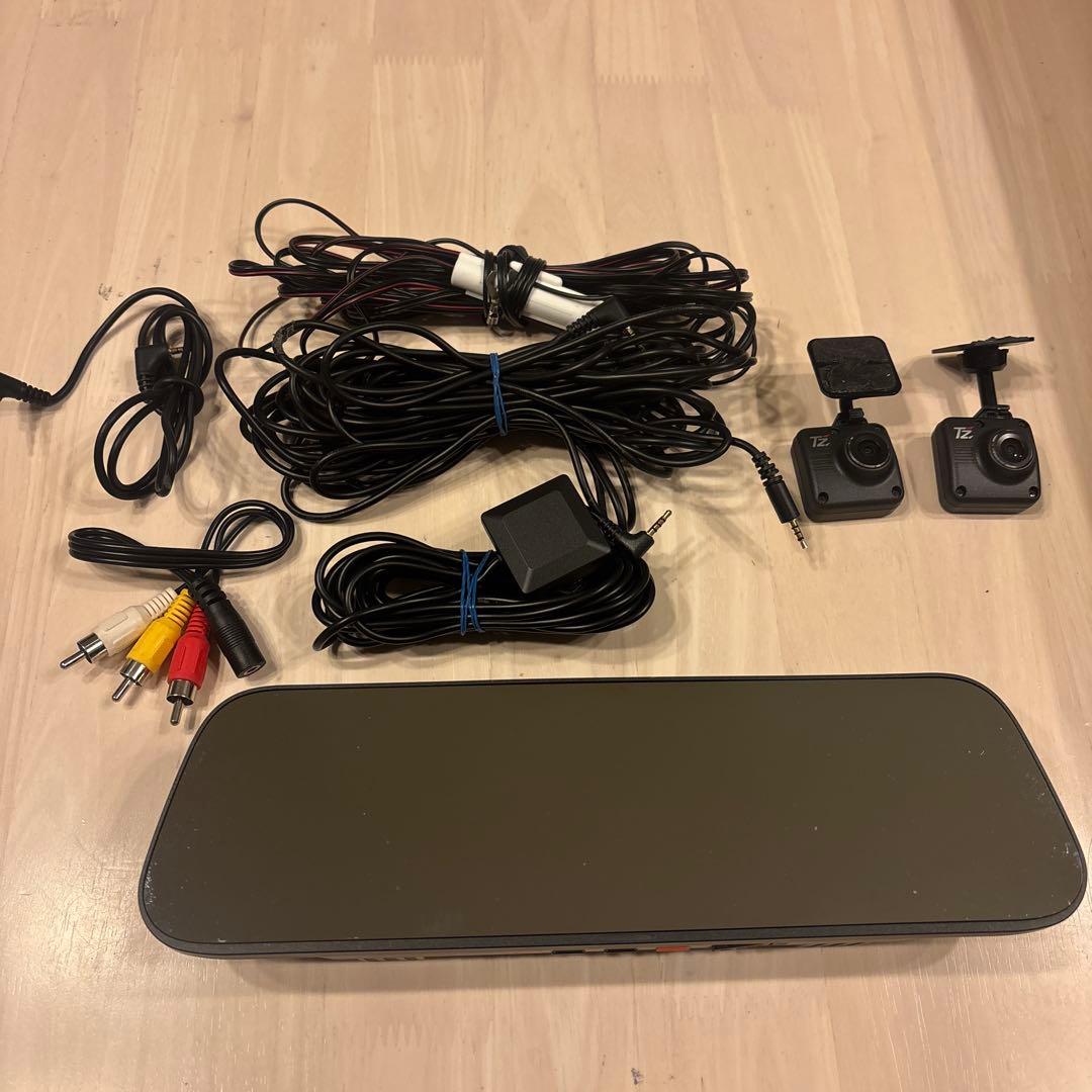 TZ-D203MW バックミラー型モニター 2カメラ付き