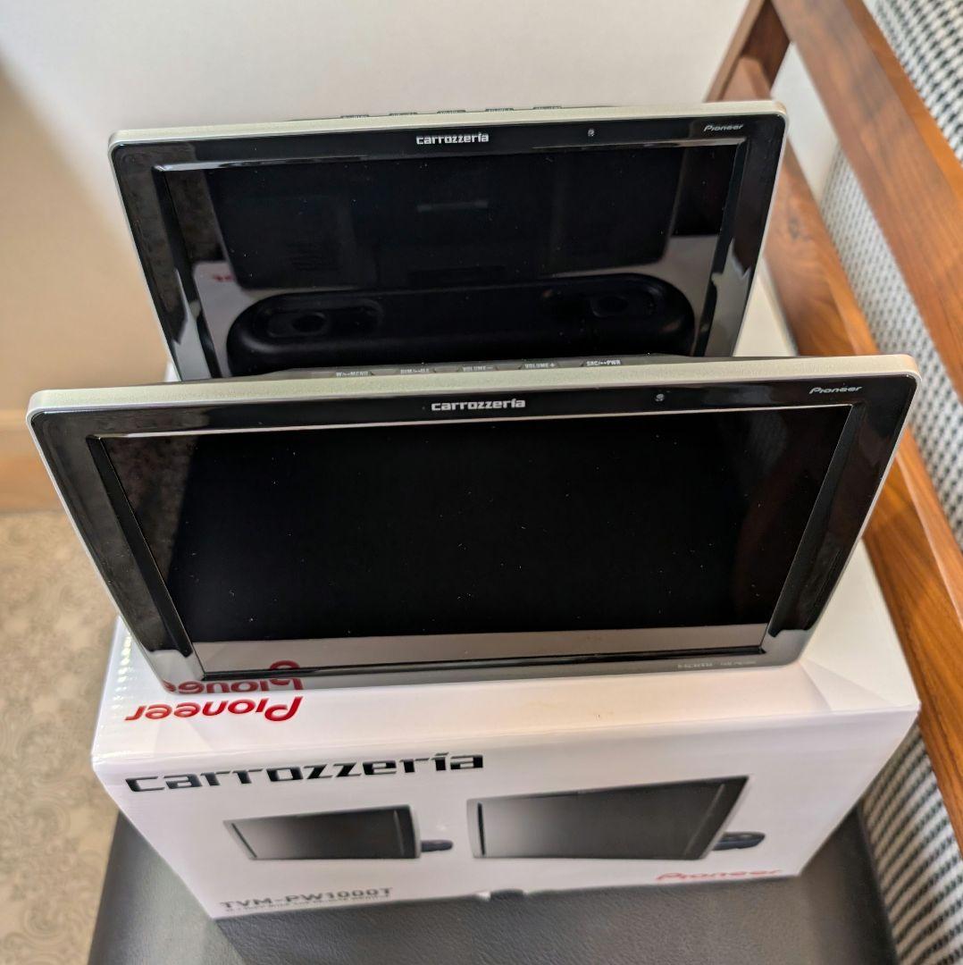 Pioneer TVM-PW1000T ヘッドレストモニター 2台セット